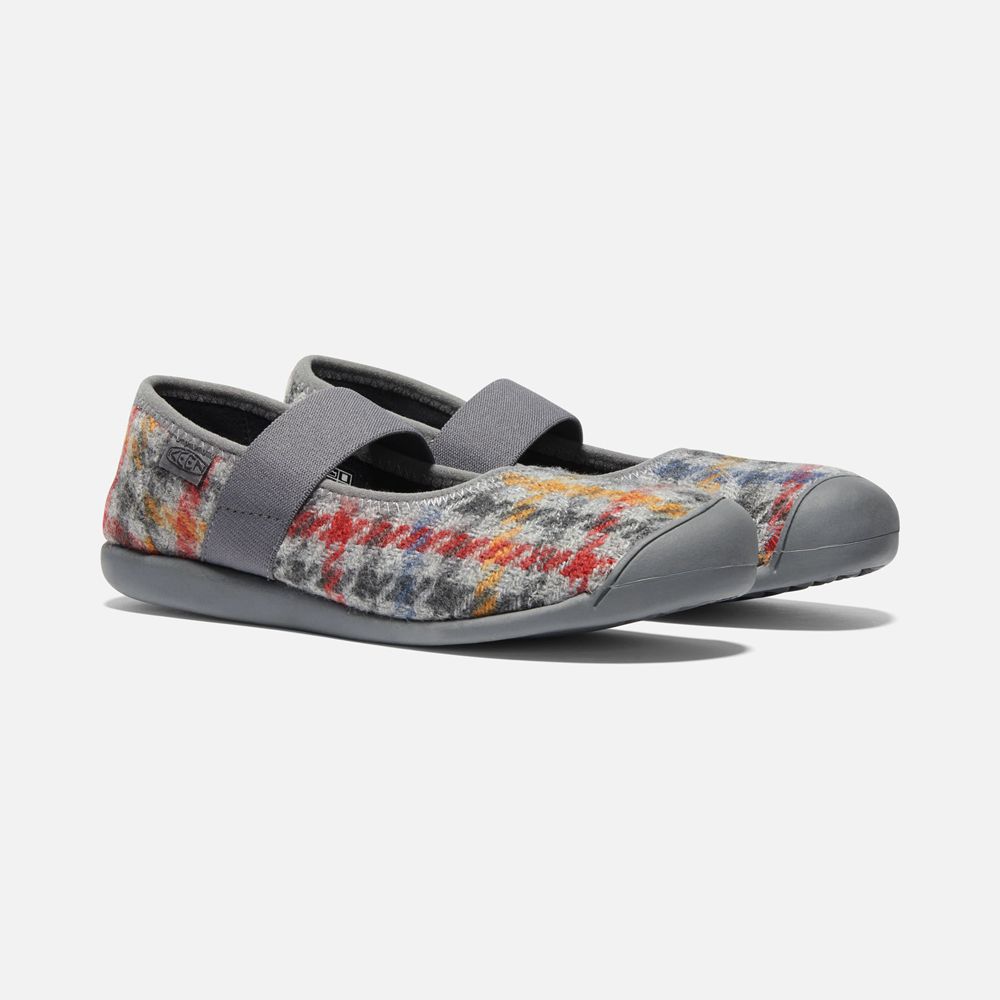 Keen Slip-On Dames Gekleurd - Sienna Plaid Mary Jane - 65273-ONBH